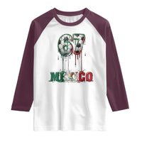 Funny Mexico Soccer 67 Meme Raglan Shirt Chicano Soccer Lovers