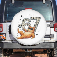 Funny Cat Playing Soccer Spare Tire Cover Six Seven Meme