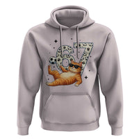 Funny Cat Playing Soccer Hoodie Six Seven Meme