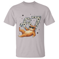 Funny Cat Playing Soccer T Shirt Six Seven Meme