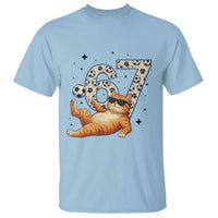 Funny Cat Playing Soccer T Shirt Six Seven Meme
