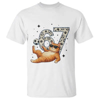 Funny Cat Playing Soccer T Shirt Six Seven Meme