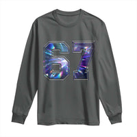 Prism Rainbow Effect Printed Long Sleeve Shirt Six Seven 67 Meme
