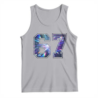 Prism Rainbow Effect Printed Tank Top Six Seven 67 Meme
