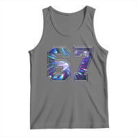 Prism Rainbow Effect Printed Tank Top Six Seven 67 Meme