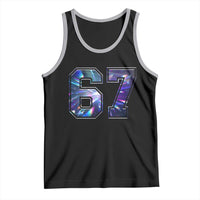 Prism Rainbow Effect Printed Tank Top Six Seven 67 Meme