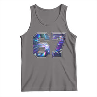 Prism Rainbow Effect Printed Tank Top Six Seven 67 Meme