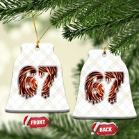 Fire Swirl Effect Printed Ceramic Ornament Six Seven Meme