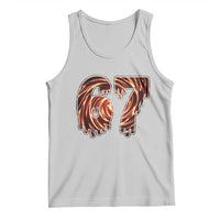 Fire Swirl Effect Printed Tank Top Six Seven Meme