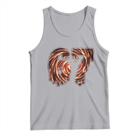 Fire Swirl Effect Printed Tank Top Six Seven Meme