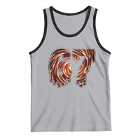 Fire Swirl Effect Printed Tank Top Six Seven Meme