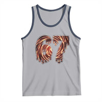 Fire Swirl Effect Printed Tank Top Six Seven Meme
