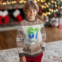 Green Fire Flame Six Seven Ugly Christmas Sweater Trendy Meme Gift