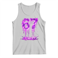 Drip Fire Flame Six Seven Tank Top Trendy Meme Gift