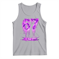 Drip Fire Flame Six Seven Tank Top Trendy Meme Gift
