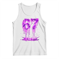 Drip Fire Flame Six Seven Tank Top Trendy Meme Gift