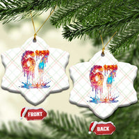 Burning Six Seven Ceramic Ornament Drip Fire Flame Meme