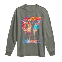 Burning Six Seven Long Sleeve Shirt Drip Fire Flame Meme