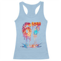 Burning Six Seven Racerback Tank Top Drip Fire Flame Meme
