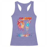 Burning Six Seven Racerback Tank Top Drip Fire Flame Meme