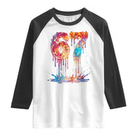 Burning Six Seven Raglan Shirt Drip Fire Flame Meme