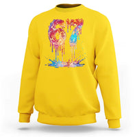 Burning Six Seven Sweatshirt Drip Fire Flame Meme