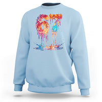 Burning Six Seven Sweatshirt Drip Fire Flame Meme