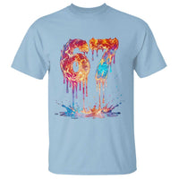 Burning Six Seven T Shirt Drip Fire Flame Meme