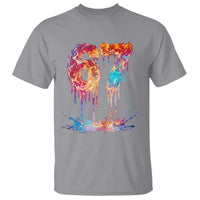 Burning Six Seven T Shirt Drip Fire Flame Meme