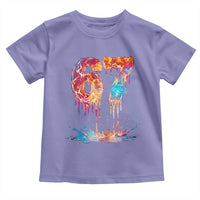 Burning Six Seven Toddler T Shirt Drip Fire Flame Meme