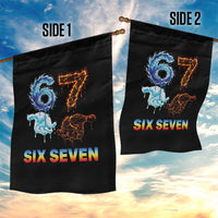 Water Fire Element Six Seven Garden Flag Trendy Meme Gift