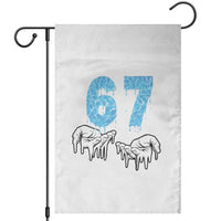 Ocean Water Wave Effect Printed Garden Flag Six Seven Meme