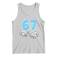 Ocean Water Wave Effect Printed Tank Top Six Seven Meme
