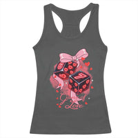 Funny The Game Of Love Six Seven Dice Meme Racerback Tank Top