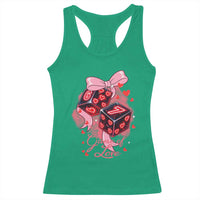 Funny The Game Of Love Six Seven Dice Meme Racerback Tank Top
