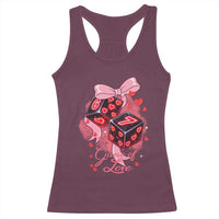 Funny The Game Of Love Six Seven Dice Meme Racerback Tank Top