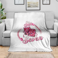 Playing Cards 67 Of Hearts Throw Blanket Six Seven Valentine Meme
