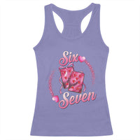 Playing Cards 67 Of Hearts Racerback Tank Top Six Seven Valentine Meme
