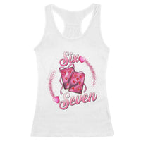Playing Cards 67 Of Hearts Racerback Tank Top Six Seven Valentine Meme
