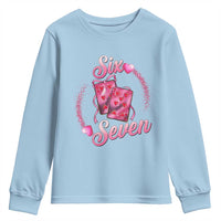 Playing Cards 67 Of Hearts Youth Sweatshirt Six Seven Valentine Meme