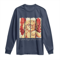 Retro Cupid Says Six Seven Long Sleeve Shirt 67 Valentines Day