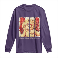 Retro Cupid Says Six Seven Long Sleeve Shirt 67 Valentines Day