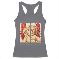 Retro Cupid Says Six Seven Racerback Tank Top 67 Valentines Day