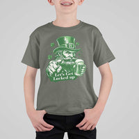 Lets Get Lucked Up T Shirt For Kid St Patricks Day Party Humor