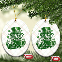 Lets Get Lucked Up Ceramic Ornament St Patricks Day Party Humor