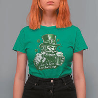 Lets Get Lucked Up T Shirt For Women St Patricks Day Party Humor