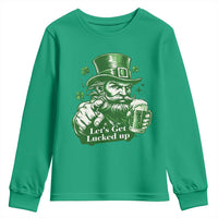 Lets Get Lucked Up Youth Sweatshirt St Patricks Day Party Humor
