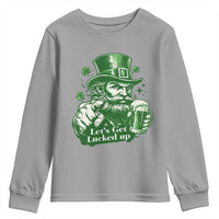 Lets Get Lucked Up Youth Sweatshirt St Patricks Day Party Humor