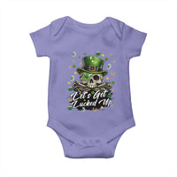 Lets Get Lucked Up Baby Onesie Lucky Skeleton St Patricks Day