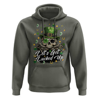 Lets Get Lucked Up Hoodie Lucky Skeleton St Patricks Day